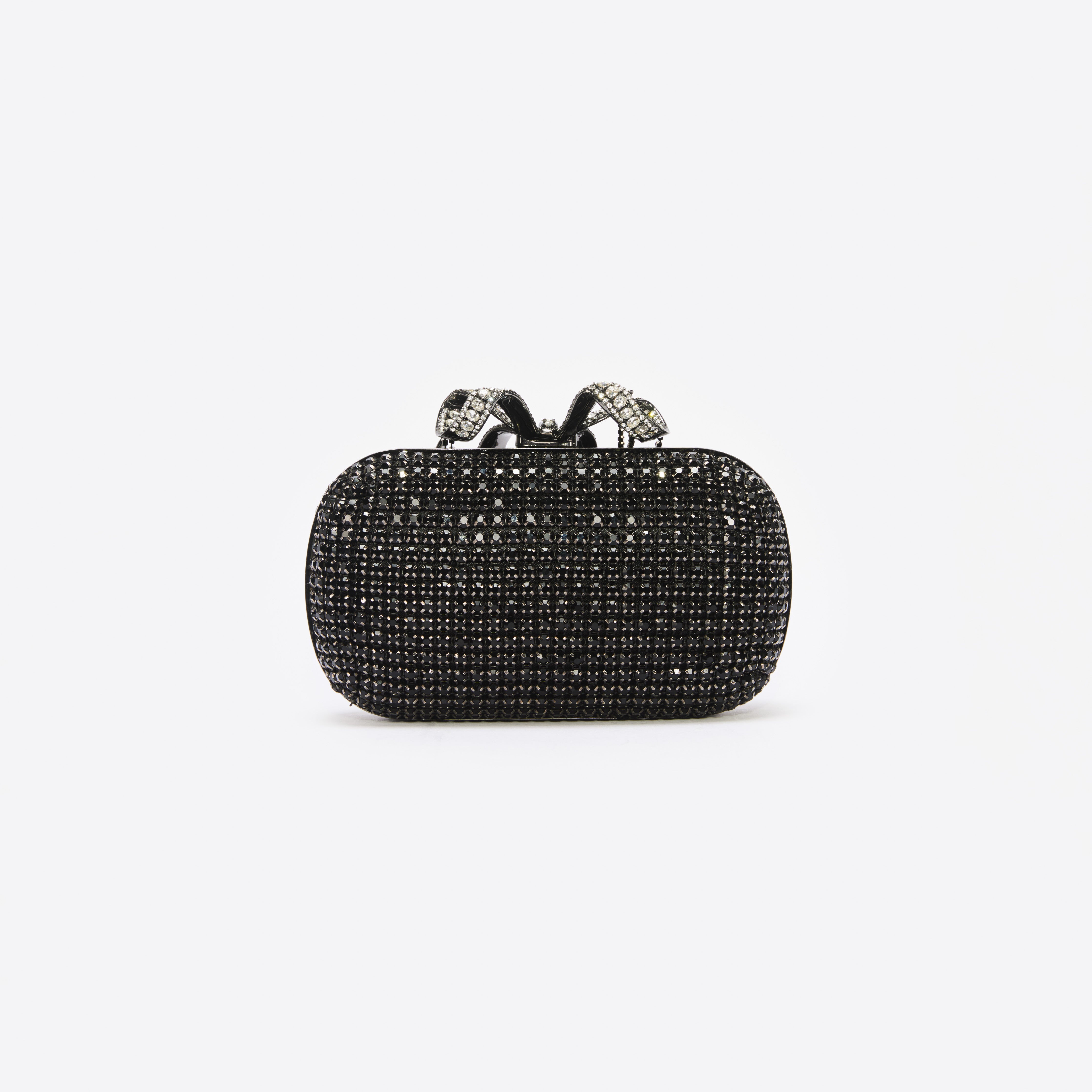 Black Chainmail Clutch Bag - 3