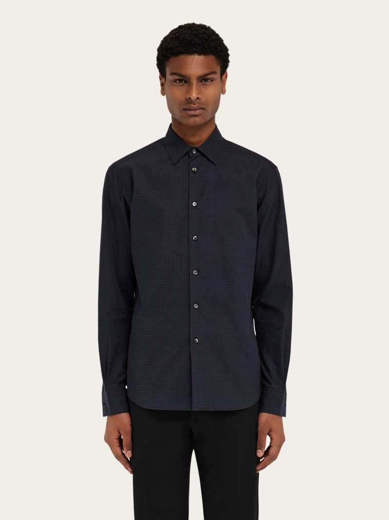 FERRAGAMO Micro-patterned shirt outlook