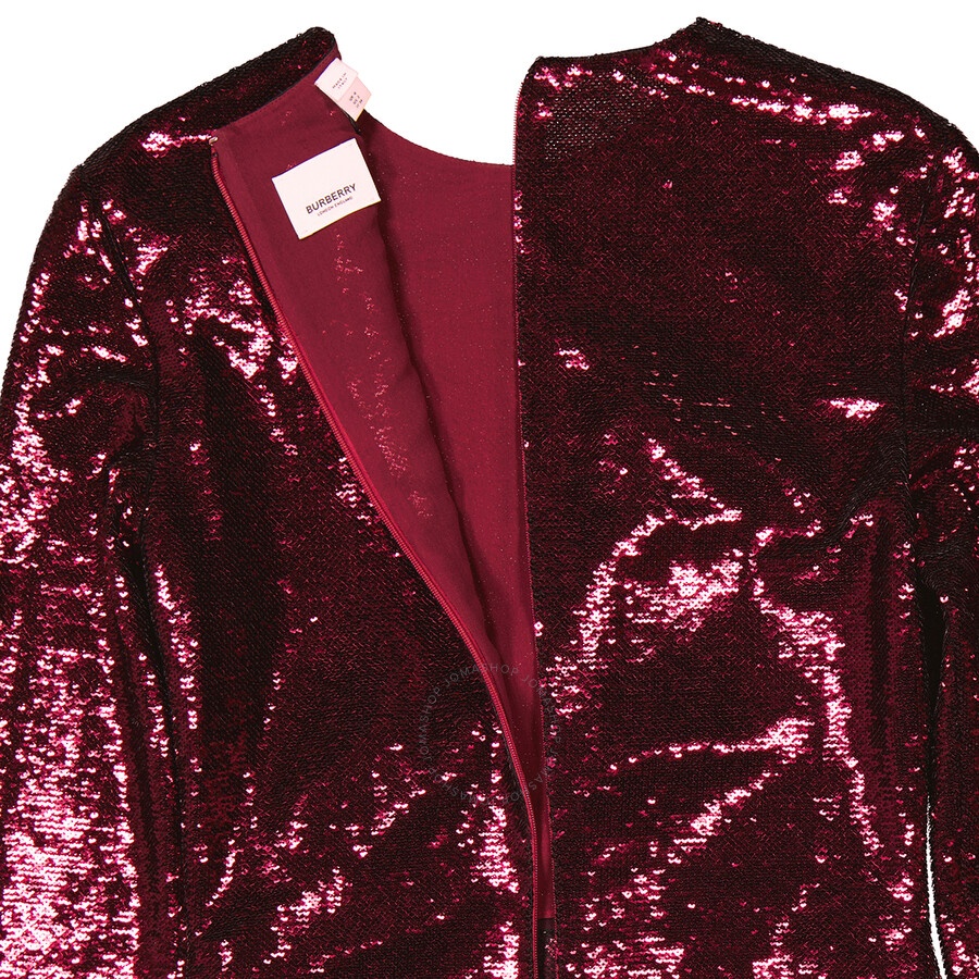 Burberry Aurora Sequinned Gathered Stretch Dress - 7