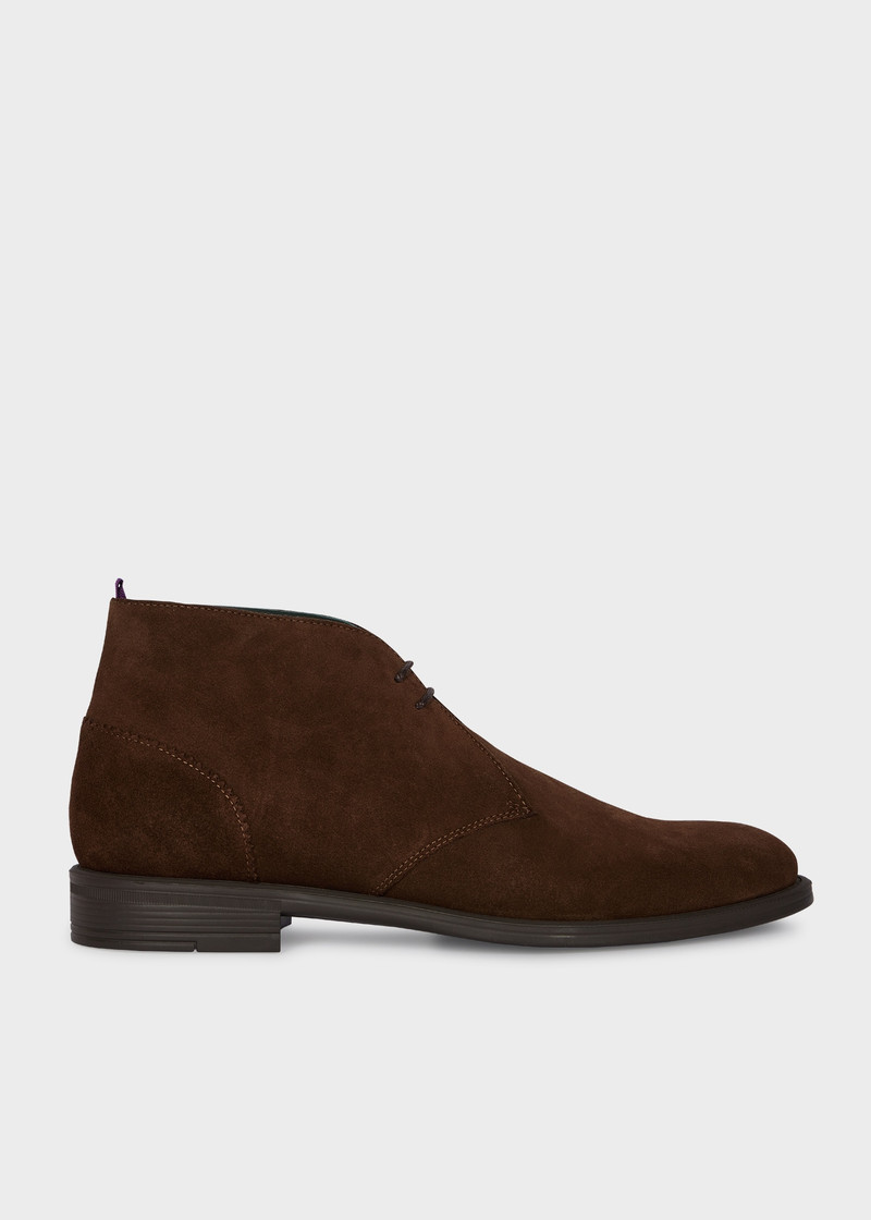 Chocolate Brown 'Drummond' Suede Boots 1