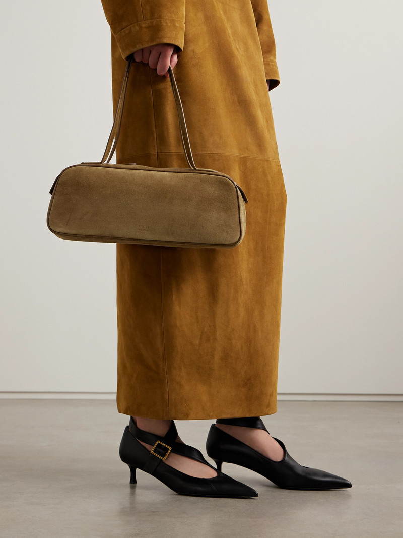 KHAITE Simona Suede Shoulder Bag outlook