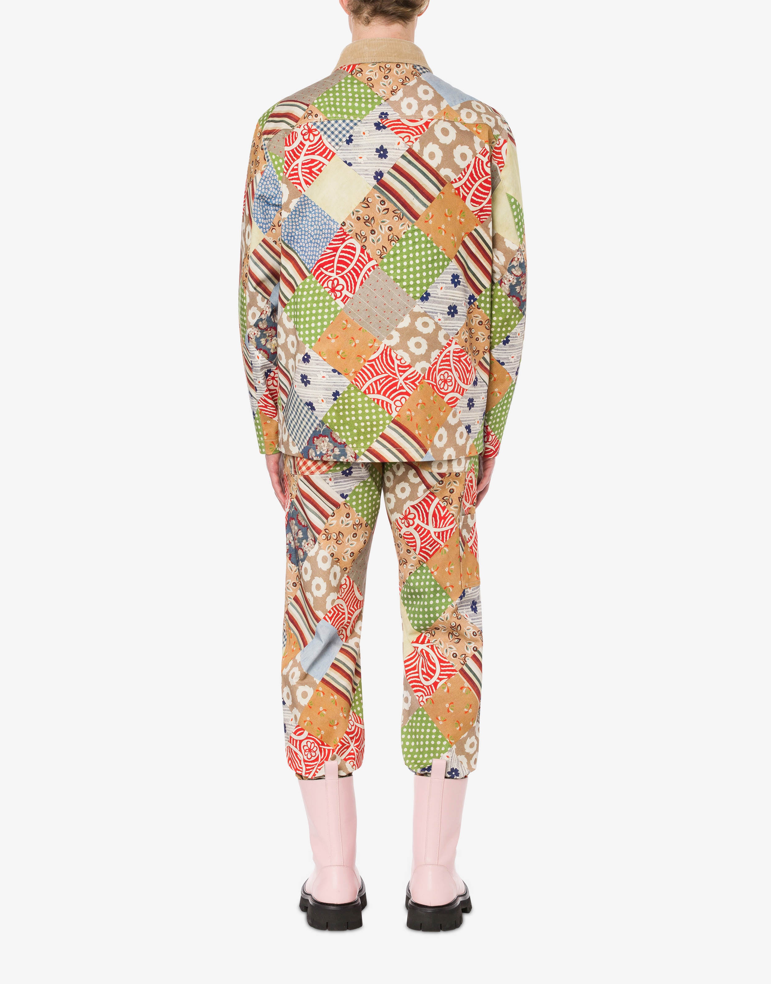 QUILT PRINT COTTON JACKET - 3