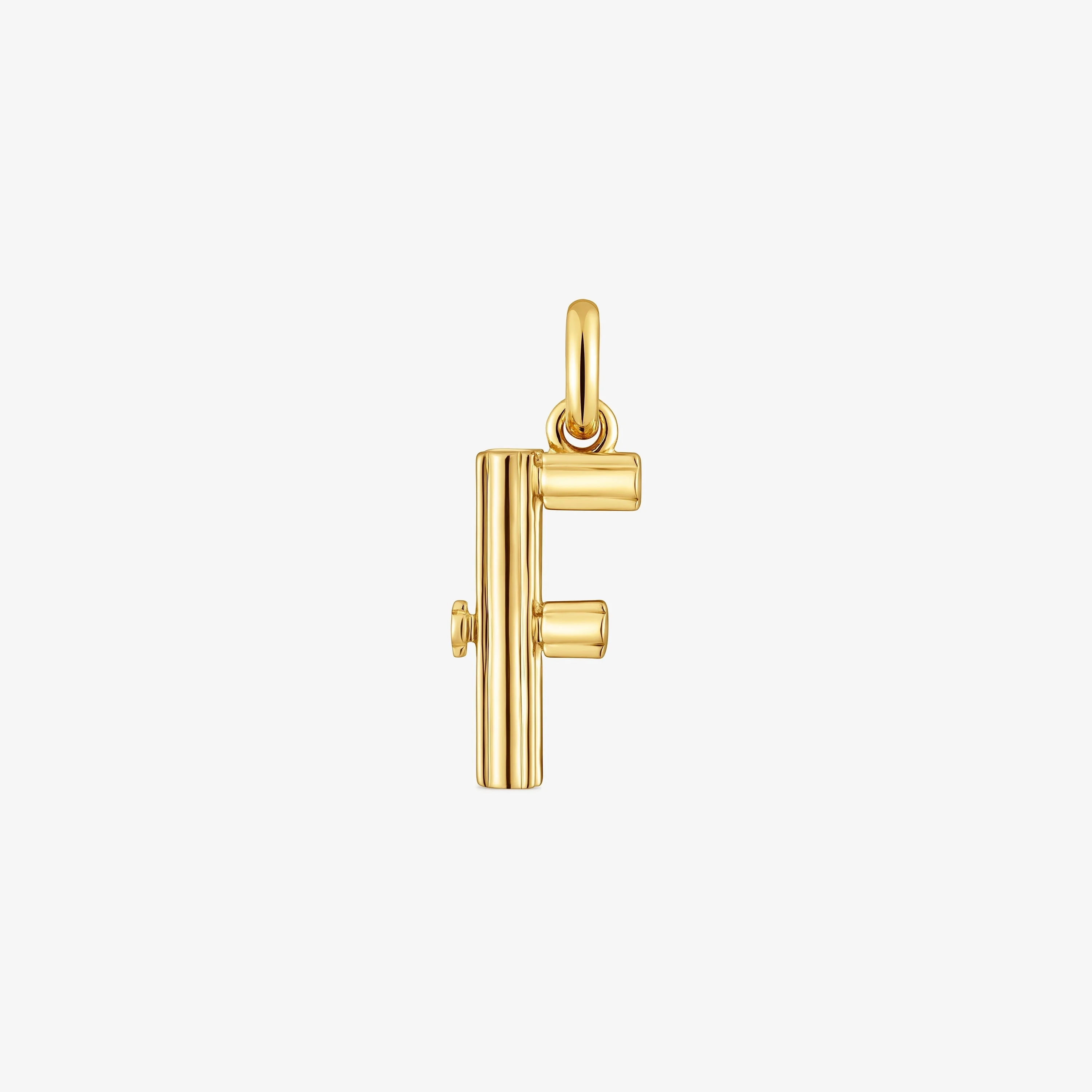 Medium 18K gold vermeil letter F Pendant TOUS Alphabet - 1