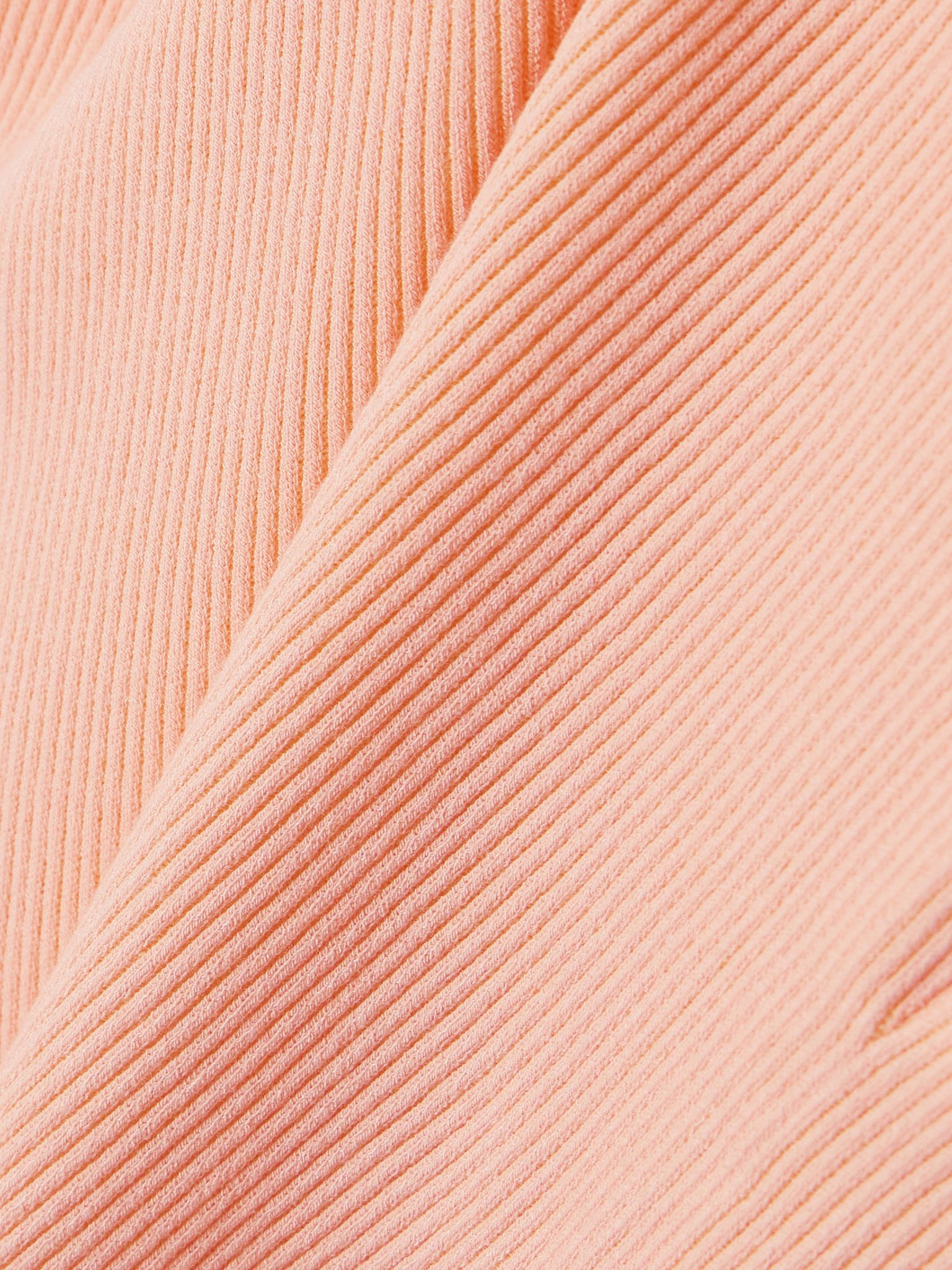 + Paula's Ibiza jacquard-woven ribbed stretch-jersey midi dress Pastel pink - 5