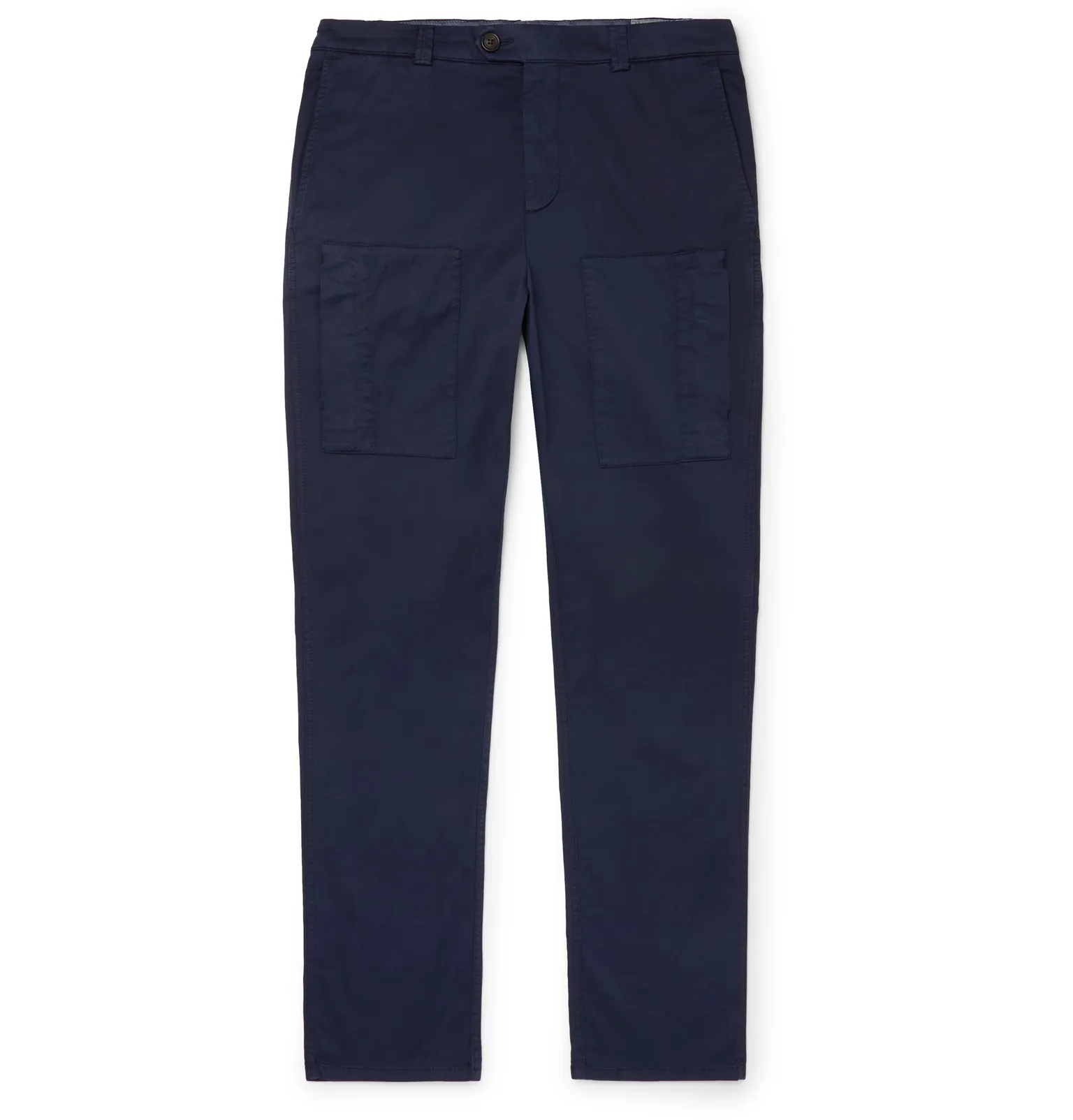 Stretch-Cotton Twill Cargo Trousers - 7