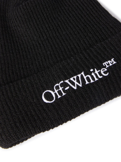 Off-White Knit Wool Beanie outlook