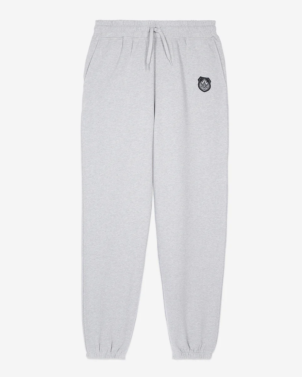 GREY BLAZON TRACKSUIT TROUSERS - 1