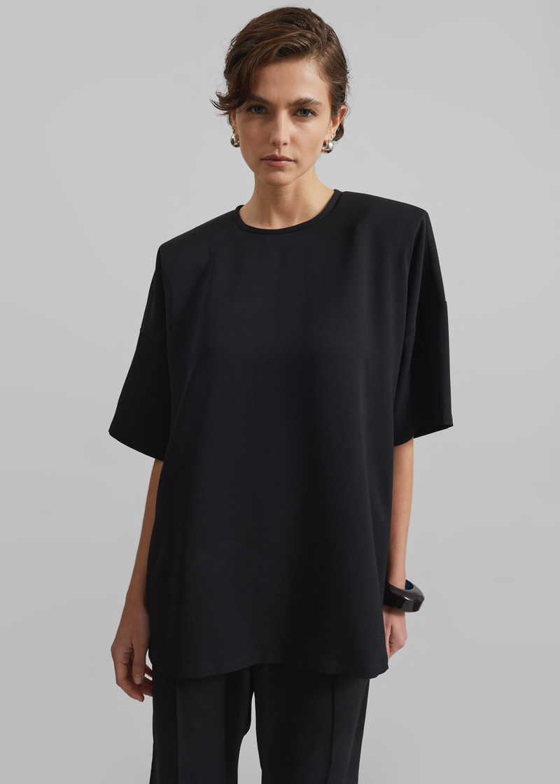 Callice Padded T-Shirt - Black 4