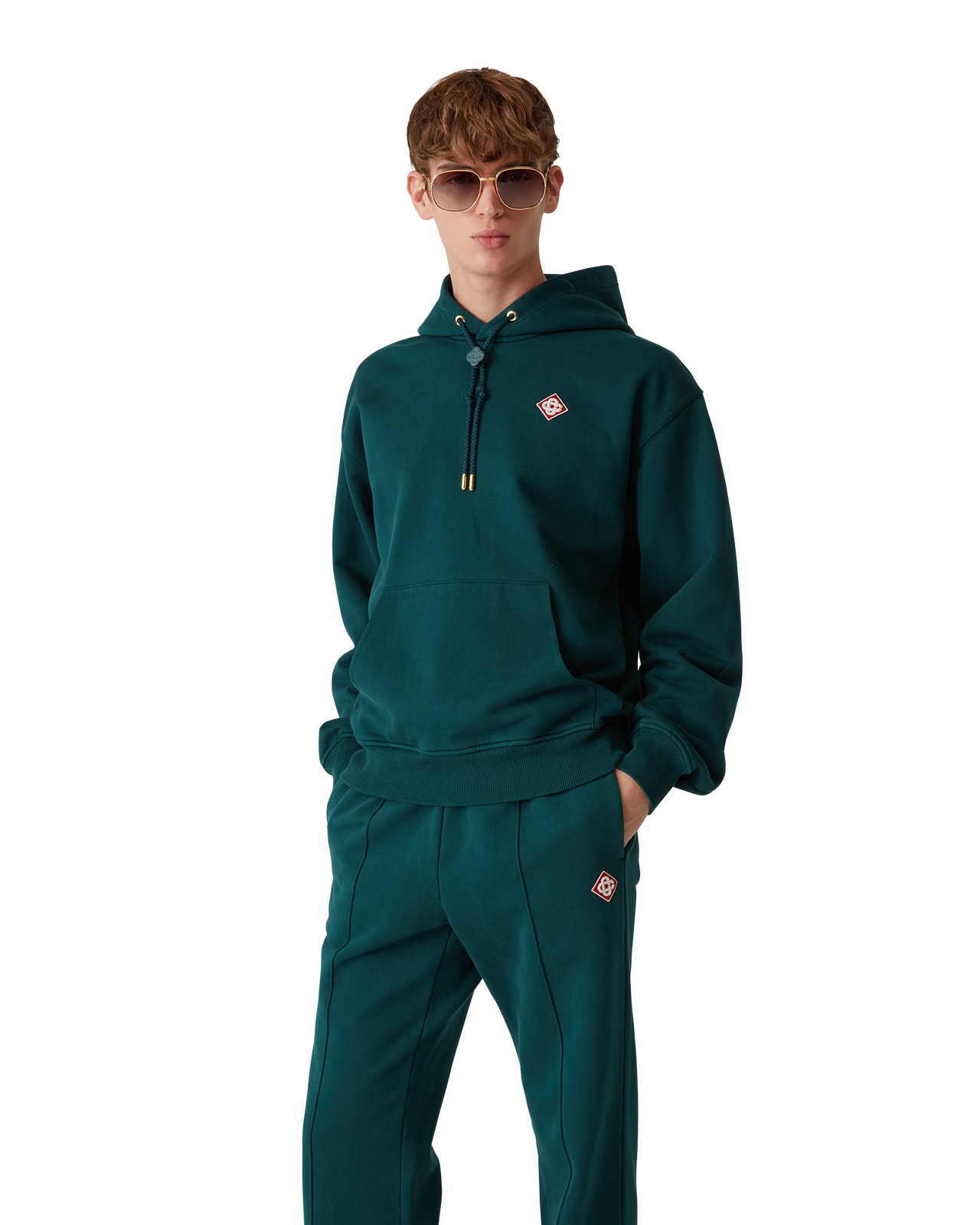 CASABLANCA Diamond Logo Hooded Sweatshirt | REVERSIBLE