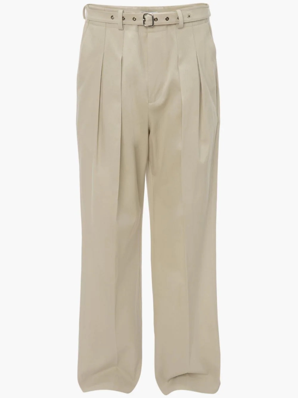 FRONT PLEAT WIDE LEG TROUSERS - 1
