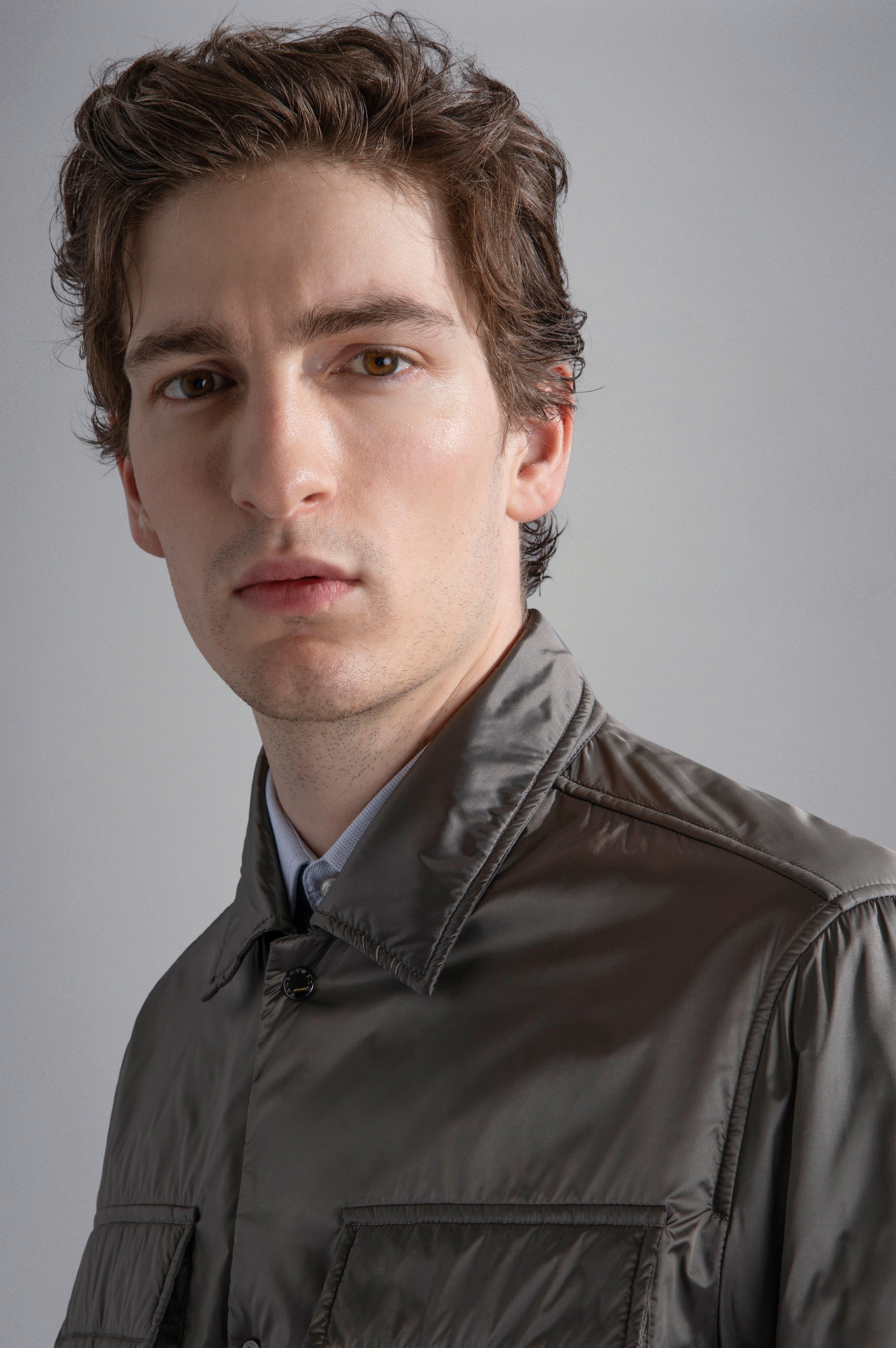 IRIDESCENT NYLON SHACKET - 4