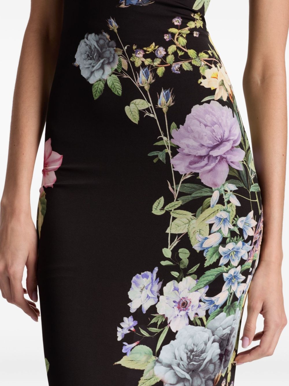 floral-print maxi dress - 5