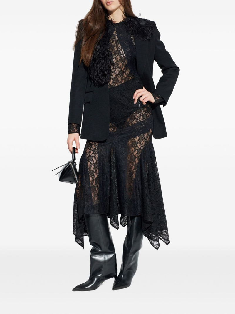 THE ATTICO feather trim jacket outlook