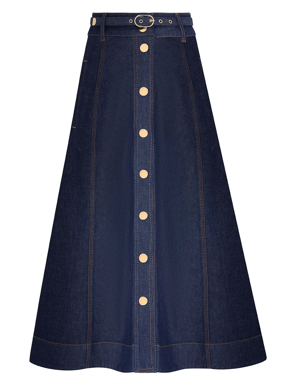 ILLUMINATE A LINE SKIRT - 1