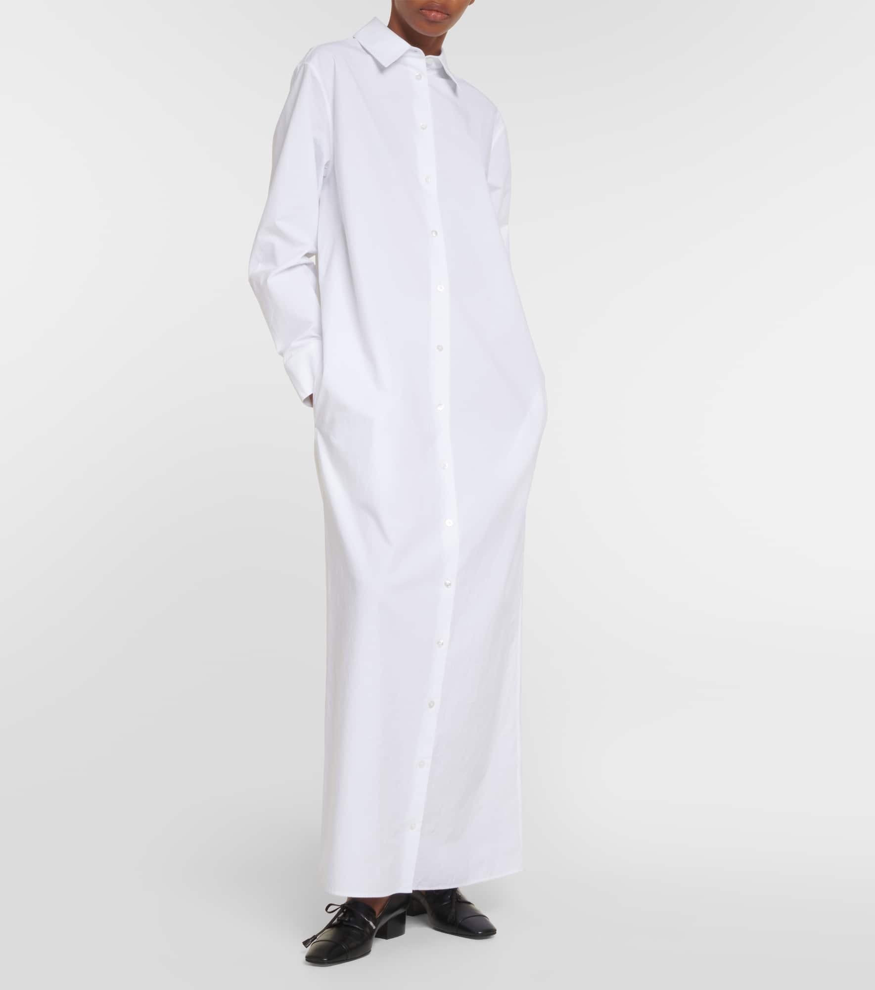 Izumi oversized cotton poplin shirt dress - 2