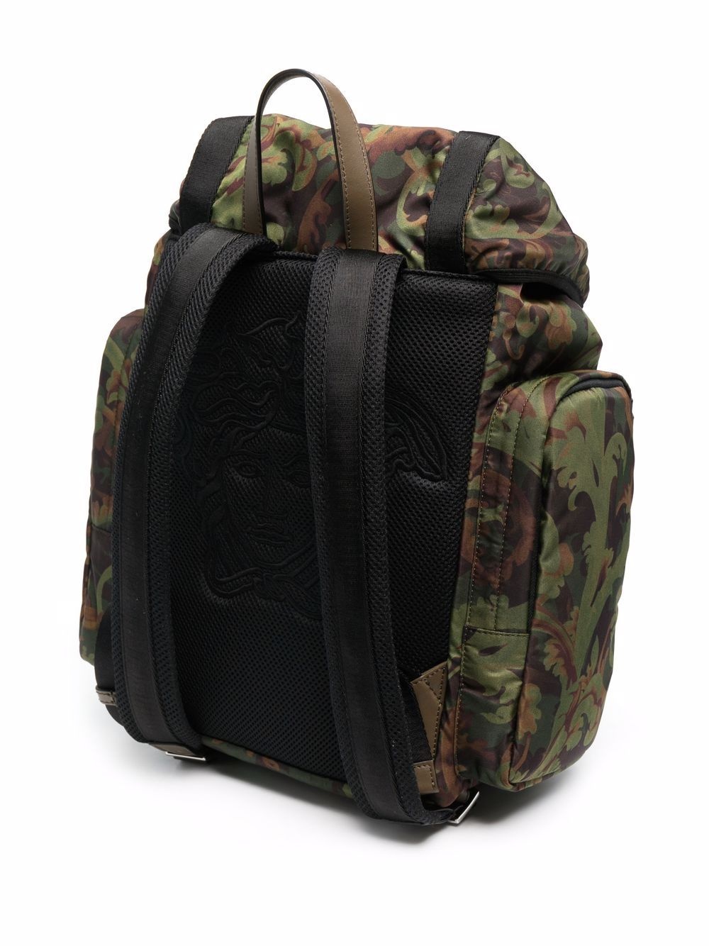 baroque-print backpack - 3