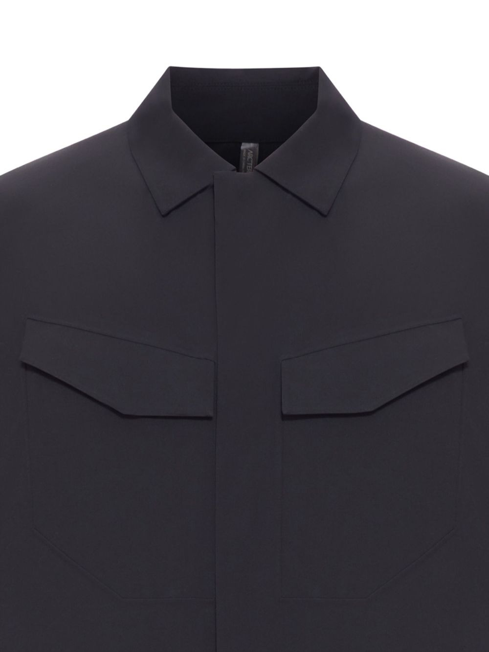 flap-pocket nylon jacket - 2