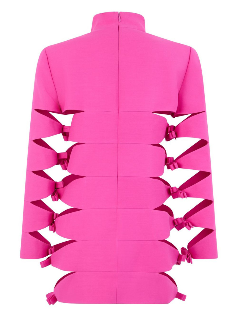 Valentino bow-detail mini dress outlook