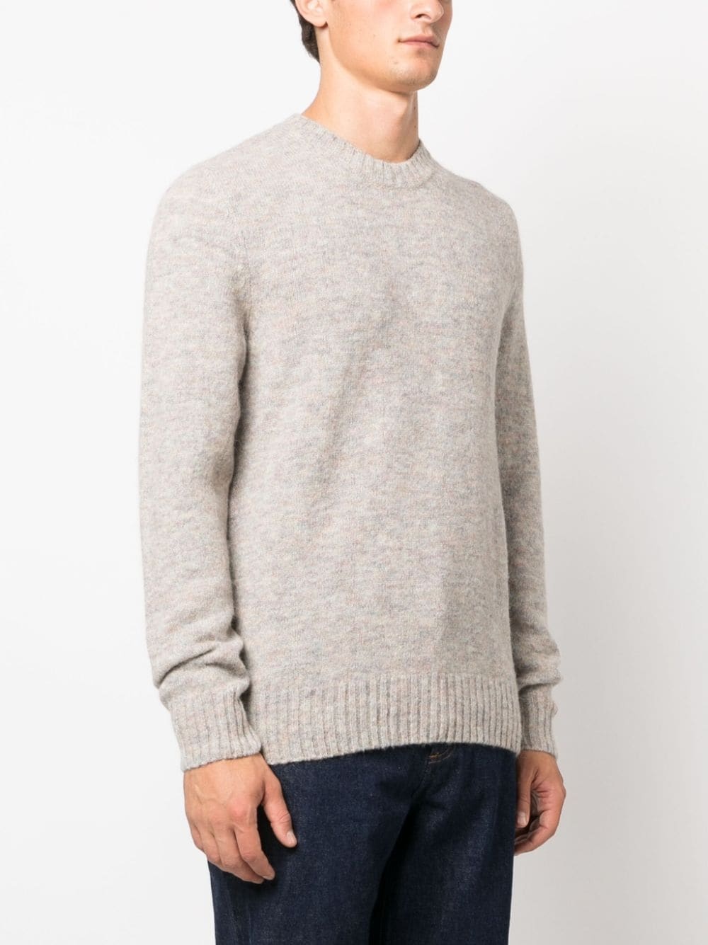 crew-neck wool-blend jumper - 3