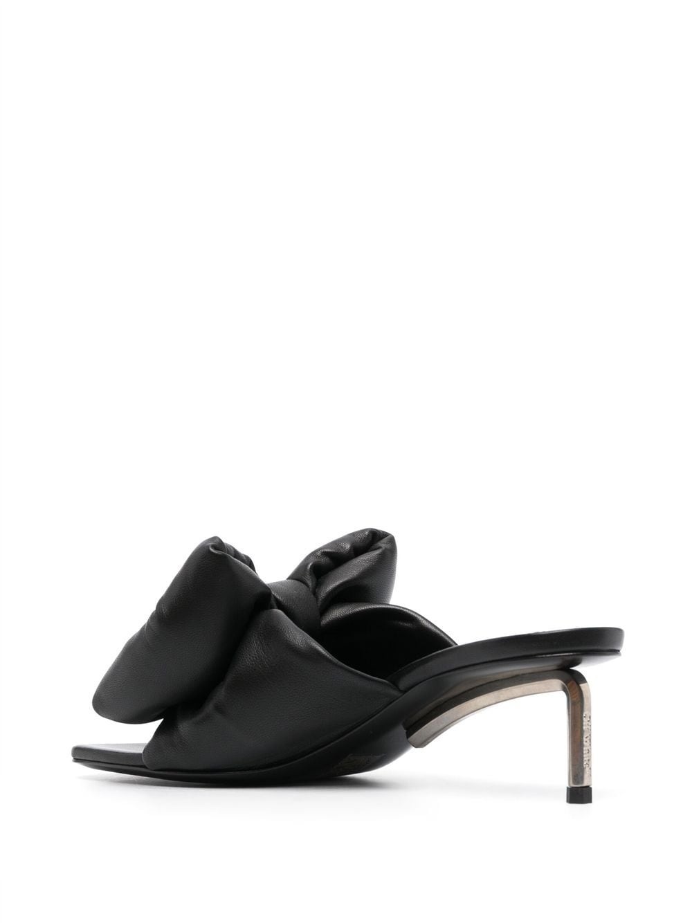 Allen bow-detail leather mules - 3
