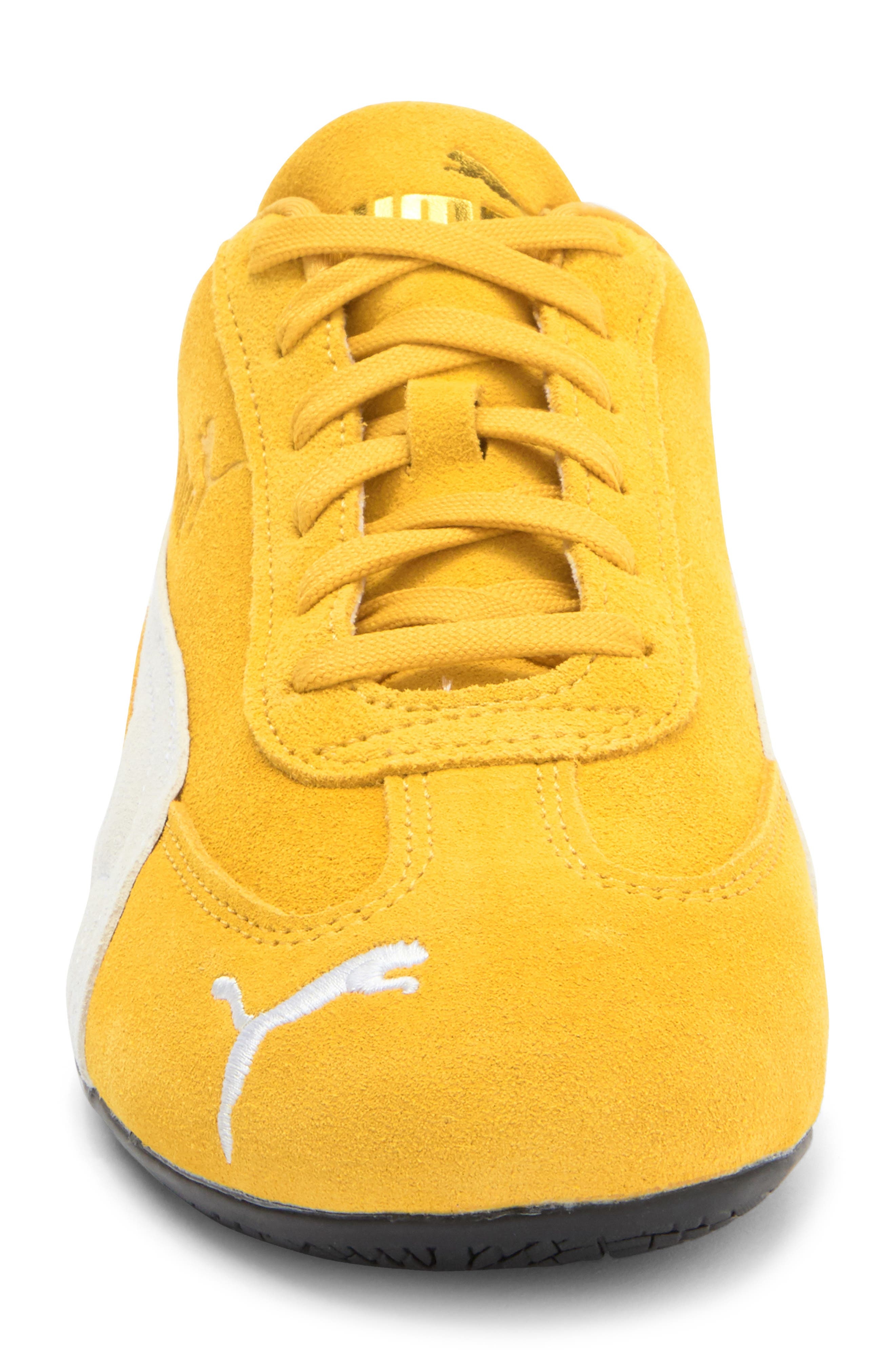 PUMA Speedcat OG Sneaker in Archive Gold-Puma White at Nordstrom - 4