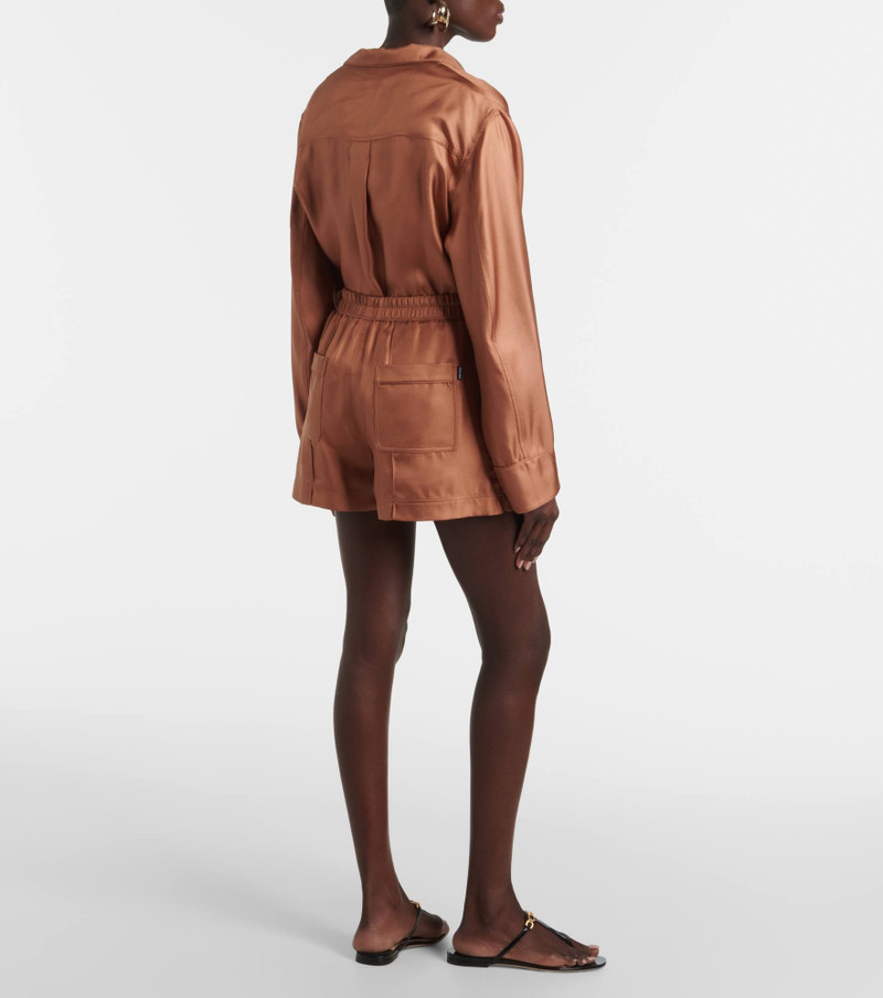 Silk twill shorts 3