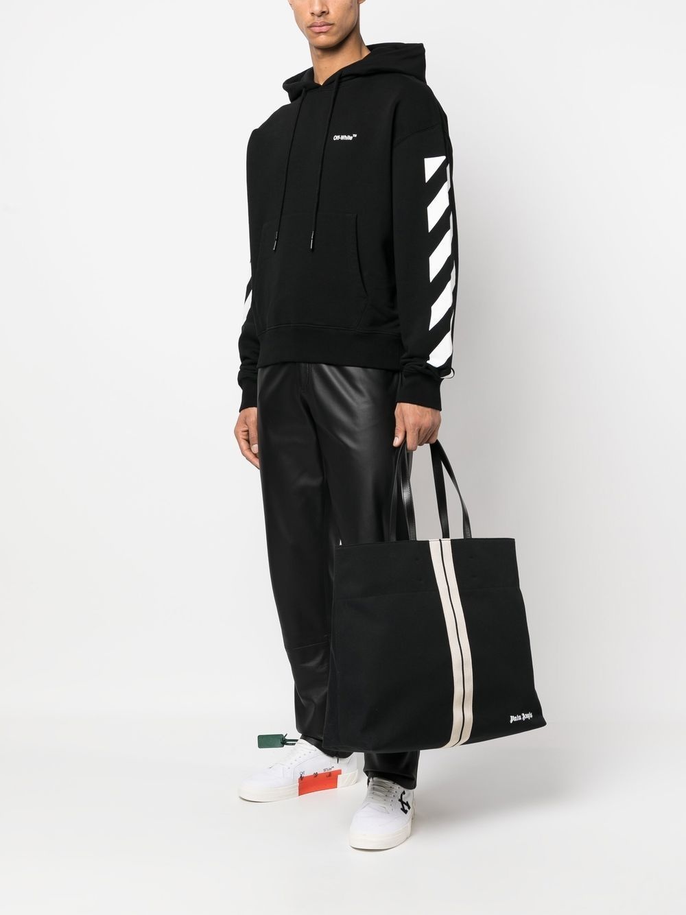 logo-print tote bag - 3