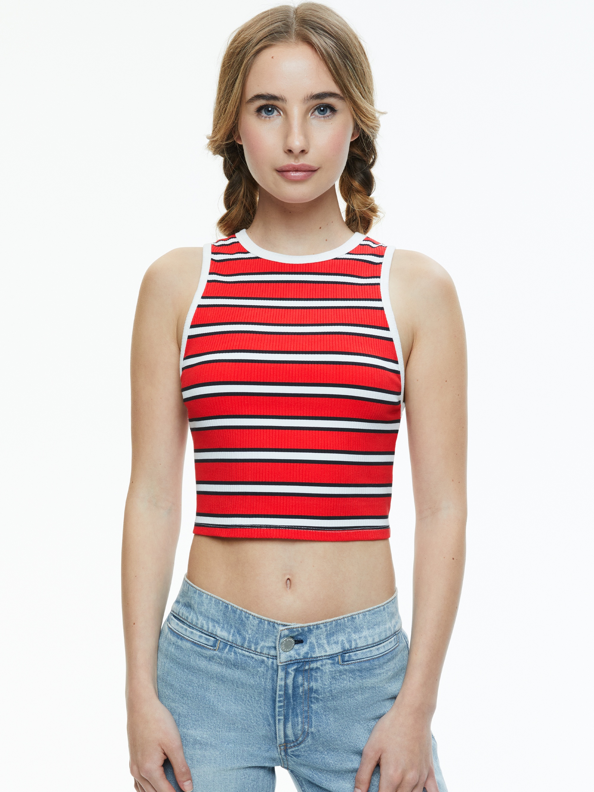 ANDRE FITTED CROPPED TANK - 2