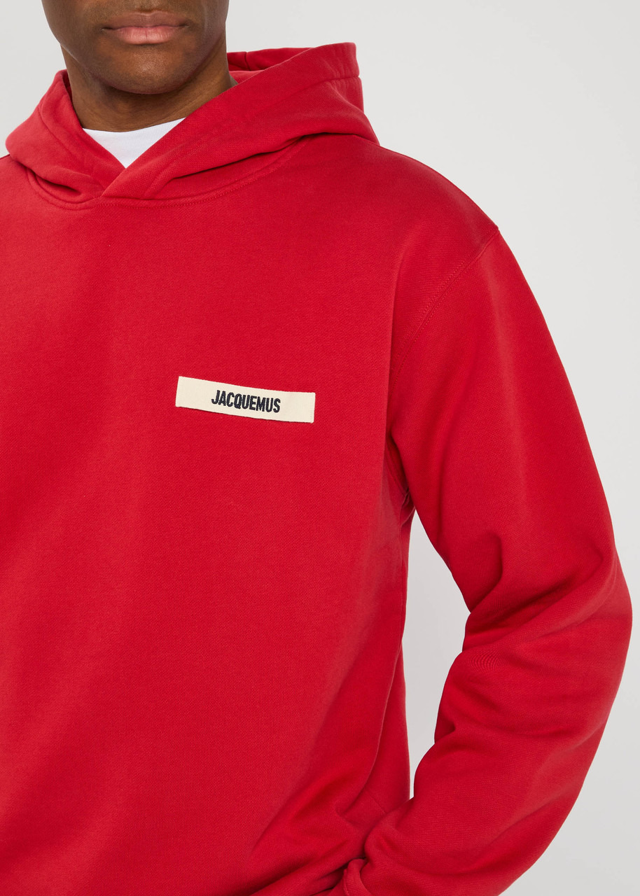 Jacquemus Le Hoodie Gros Grain Cotton Sweatshirt - 5