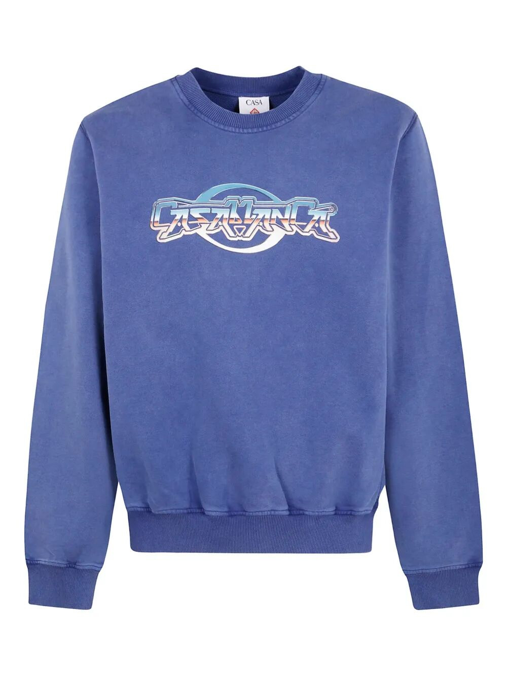 Casablanca Men "Chrome Text" Printed Sweatshirt - 4