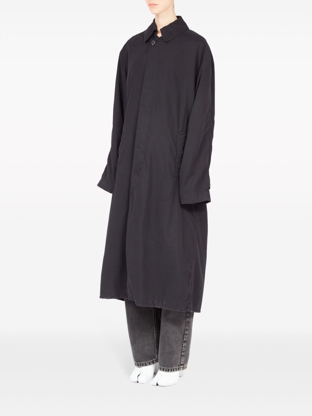 peached-cotton trench coat - 6