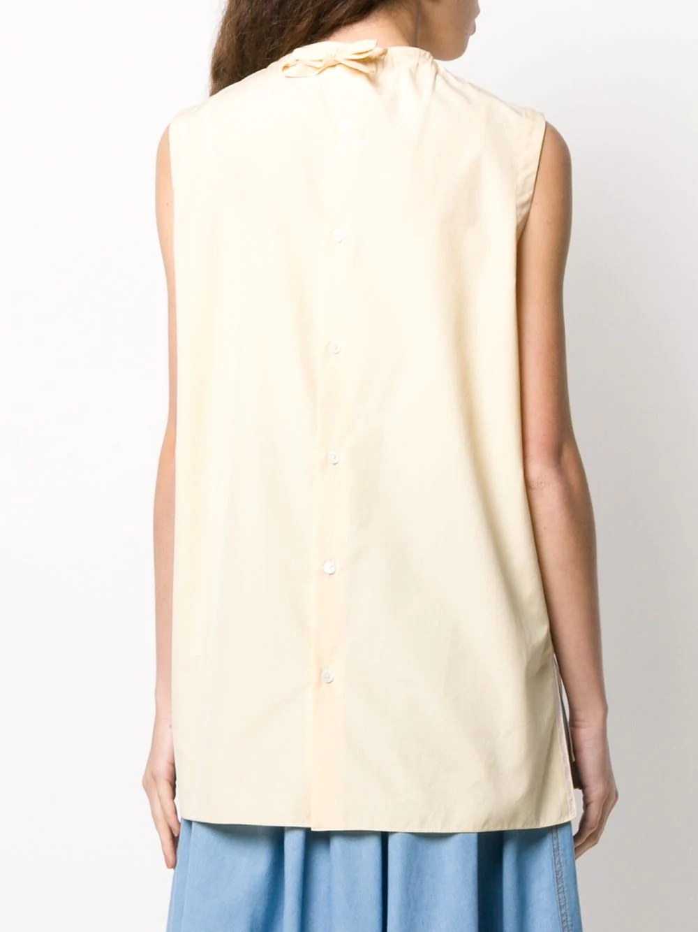 wrap-front backwards shirt - 4