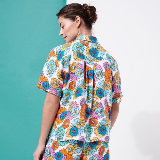 Women Linen Shirt Marguerites - 4