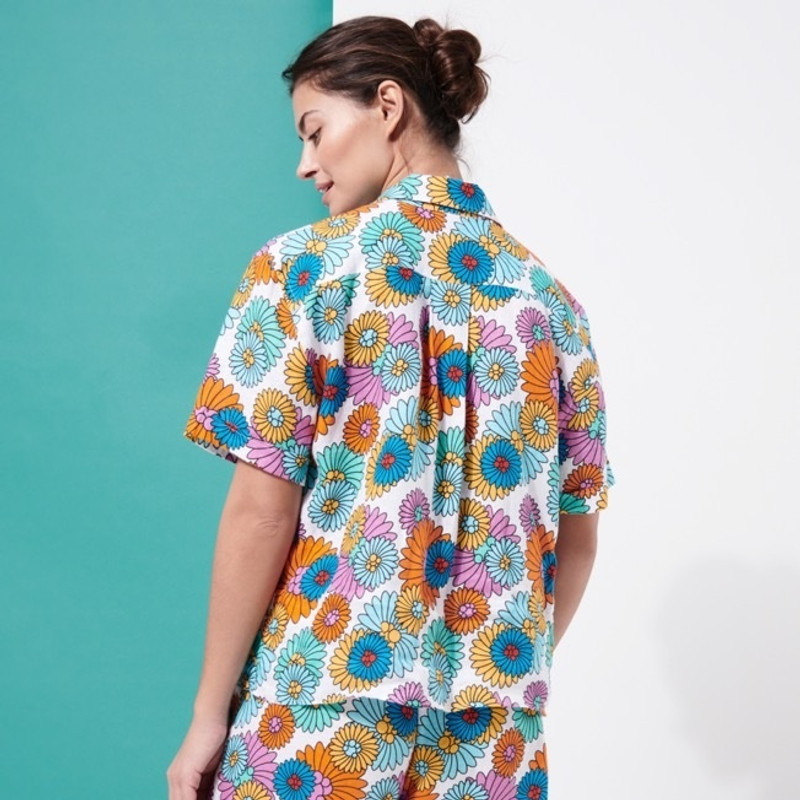 Women Linen Shirt Marguerites 4