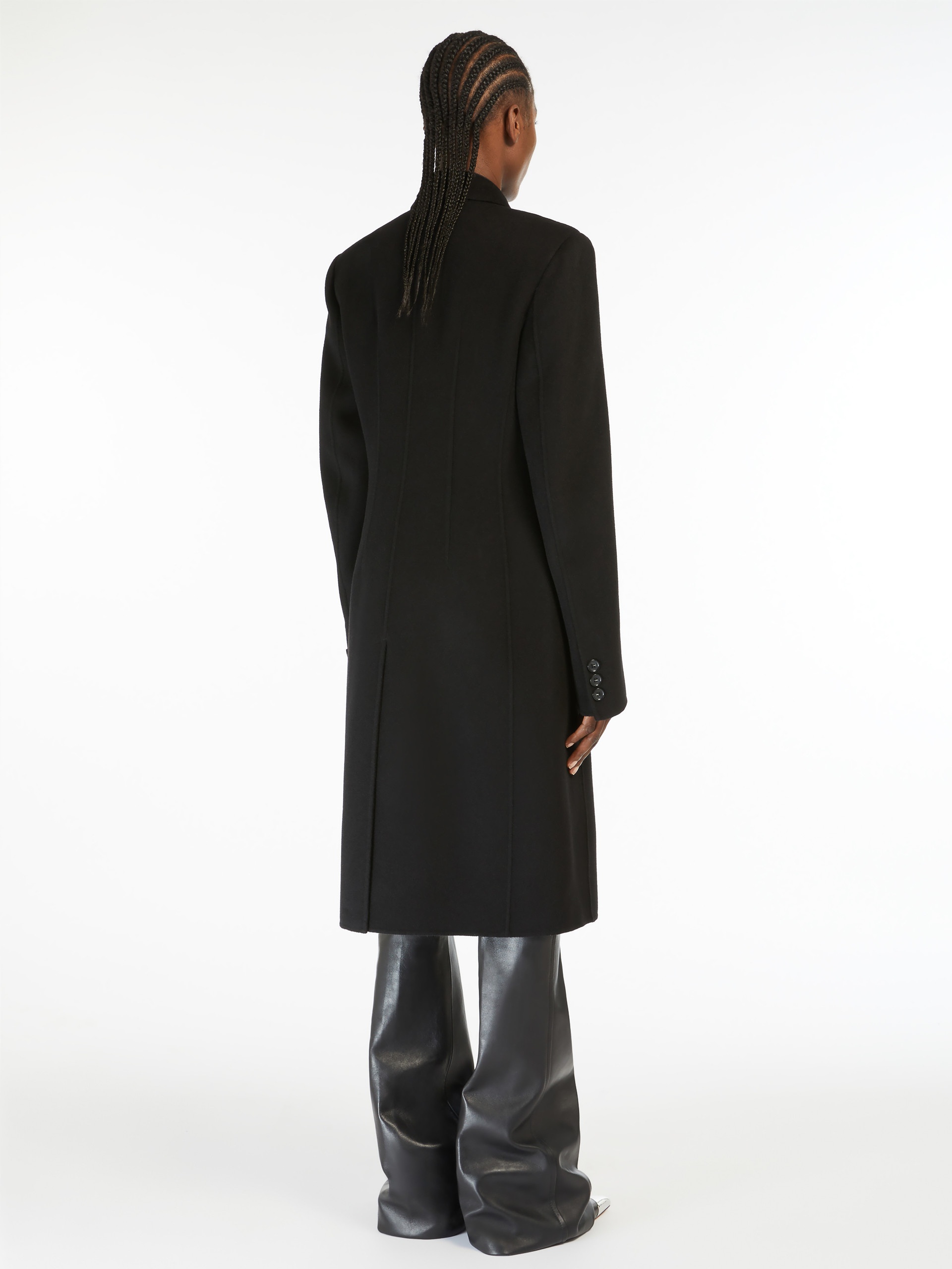 MORGANA Slim-fit wool coat - 4