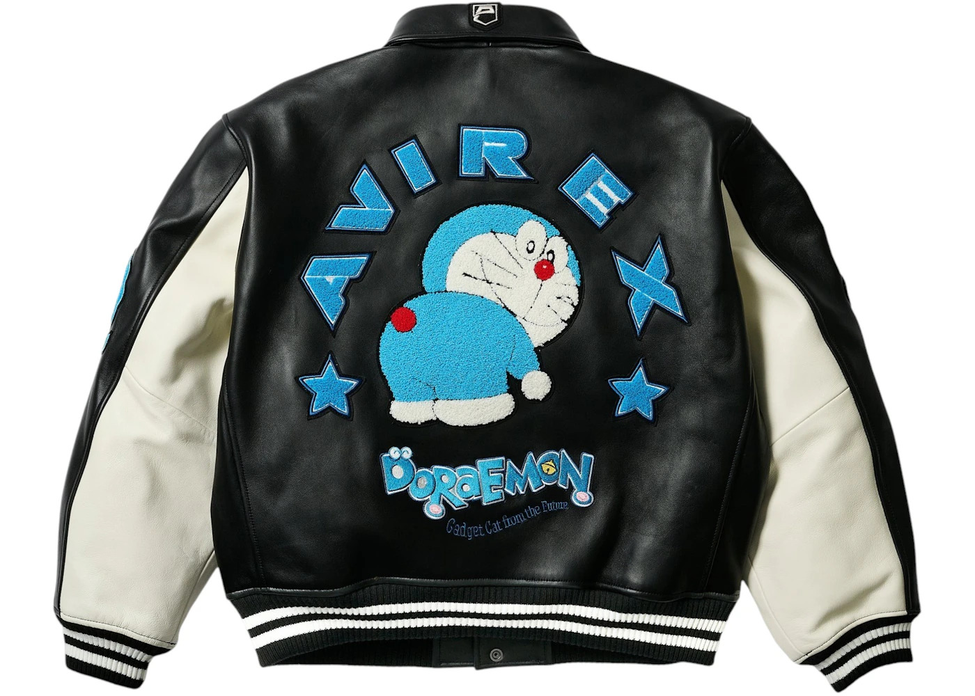 Palace Doraemon Avirex Jacket Black - 2