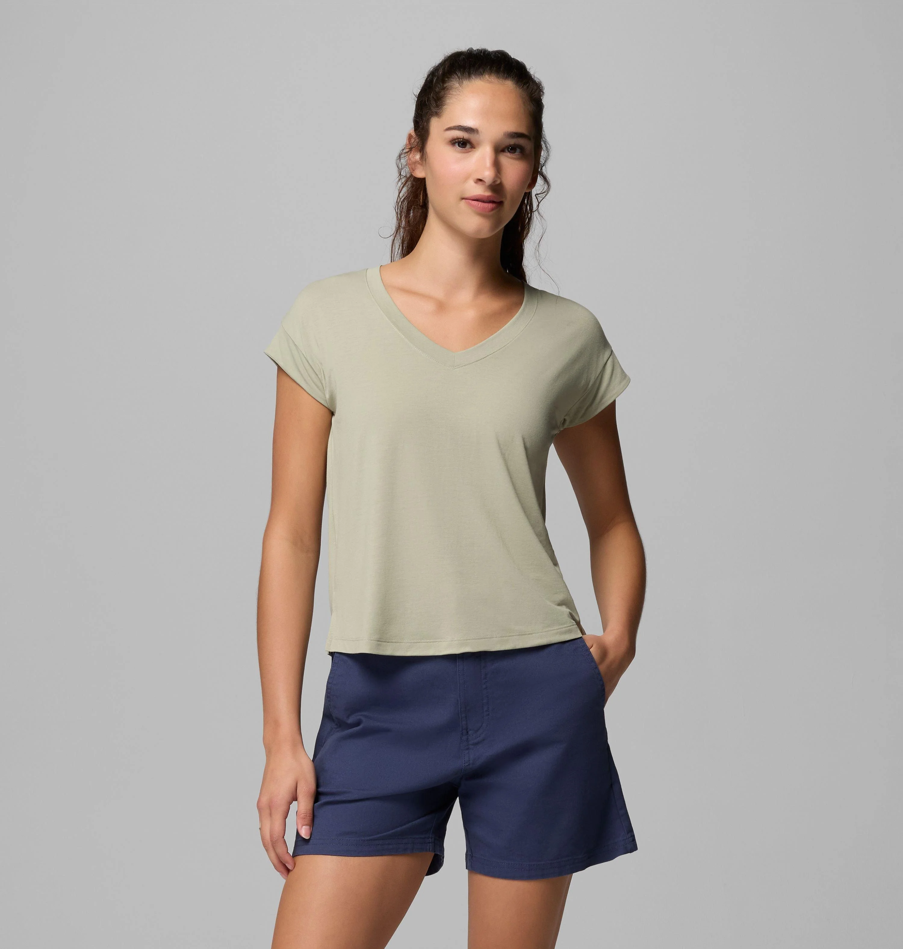 Women's Daniela Falls V-Neck Short Sleeve T-Shirt - 1