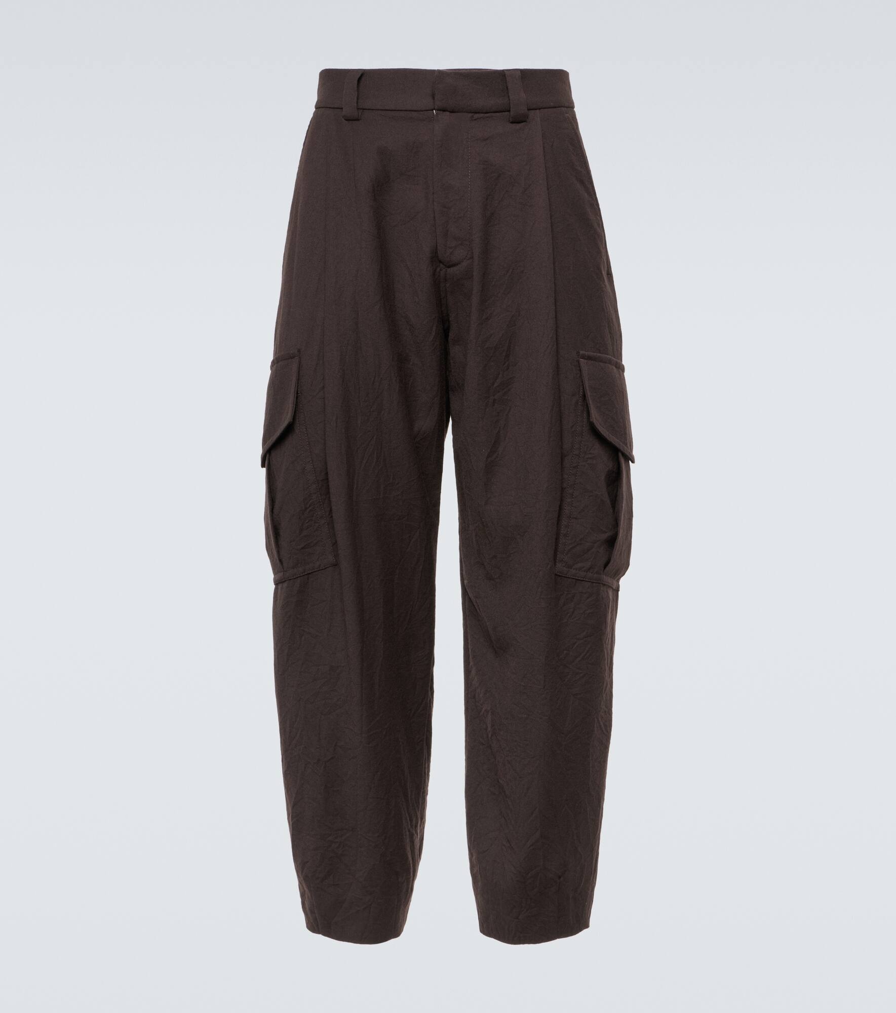 Wide-leg cargo pants - 1