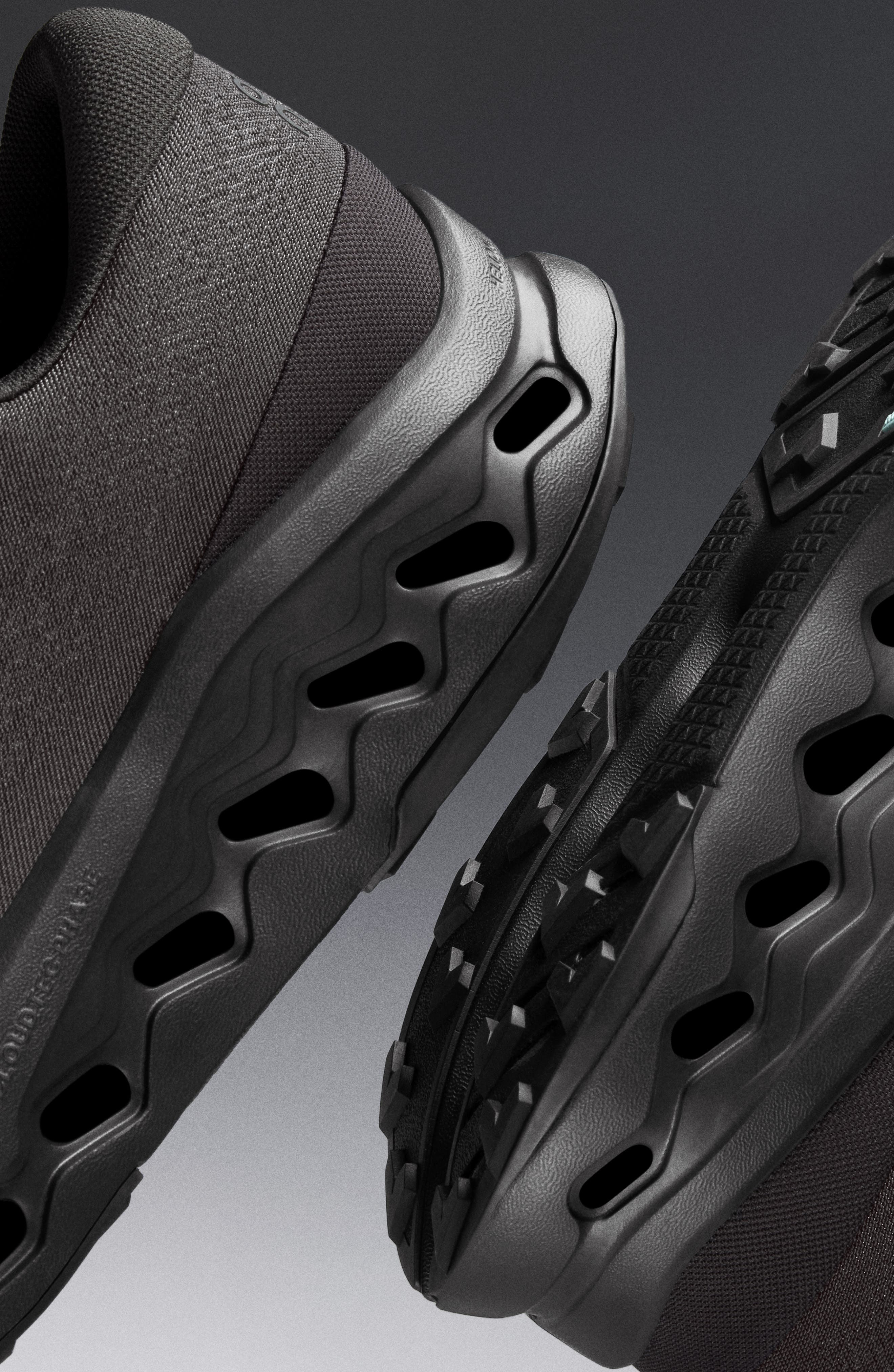 On Cloudsurfer Trail 2 Waterproof Trail Running Shoe in Black/Black at Nordstrom - 6