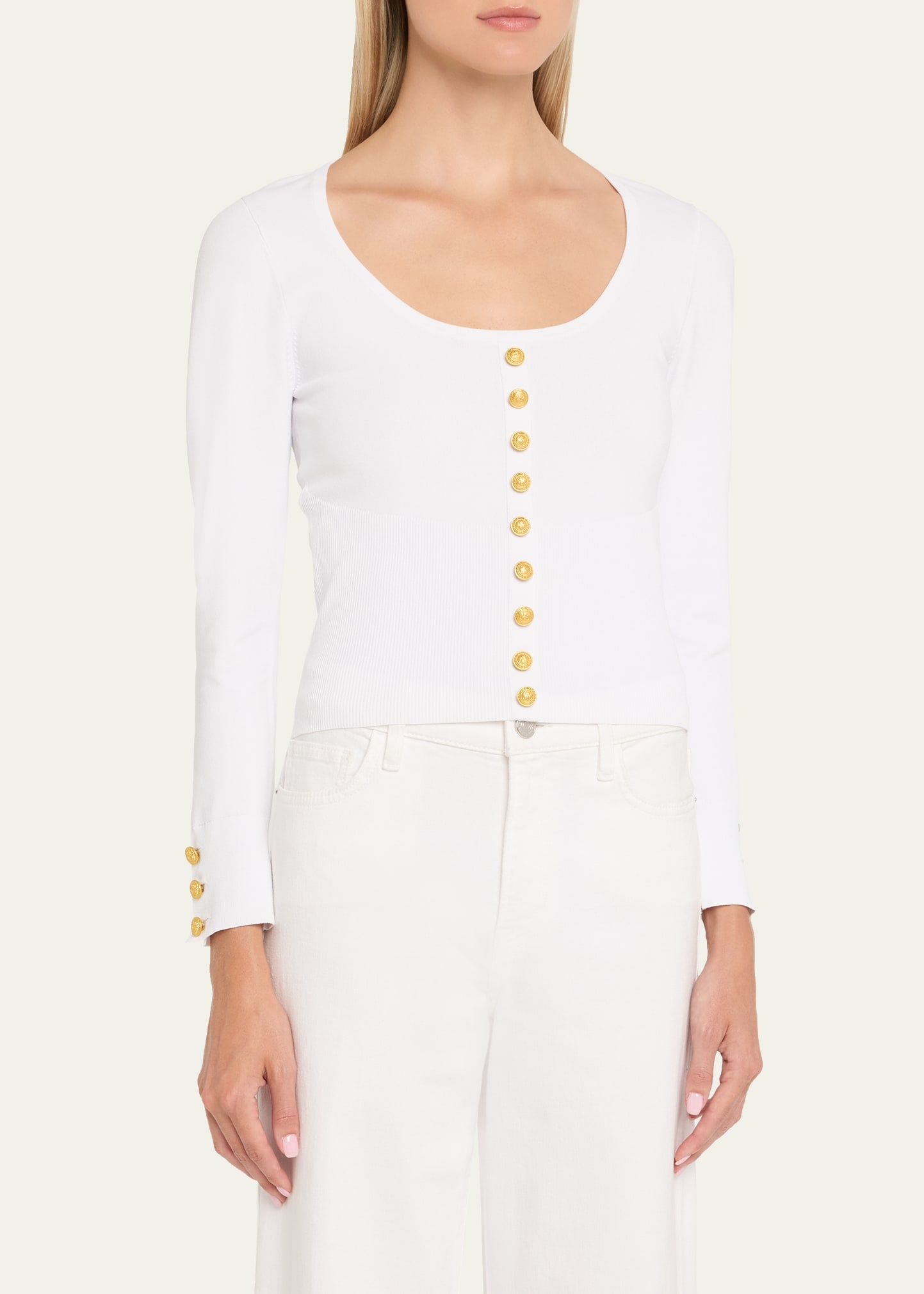 Lanette Scoop-Neck Cardigan - 4