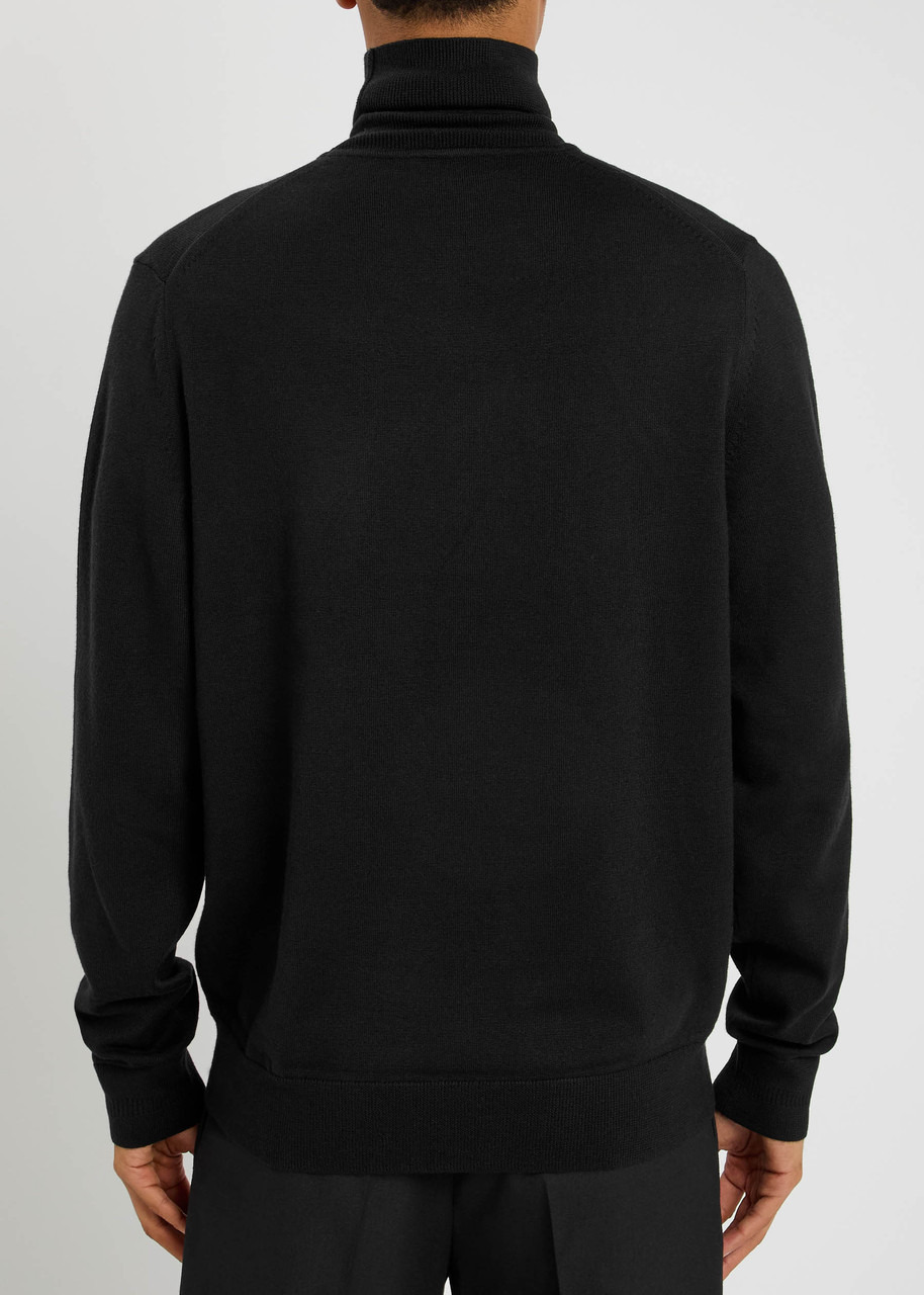 Fred Perry Logo-embroidered Wool-blend Jumper - 3