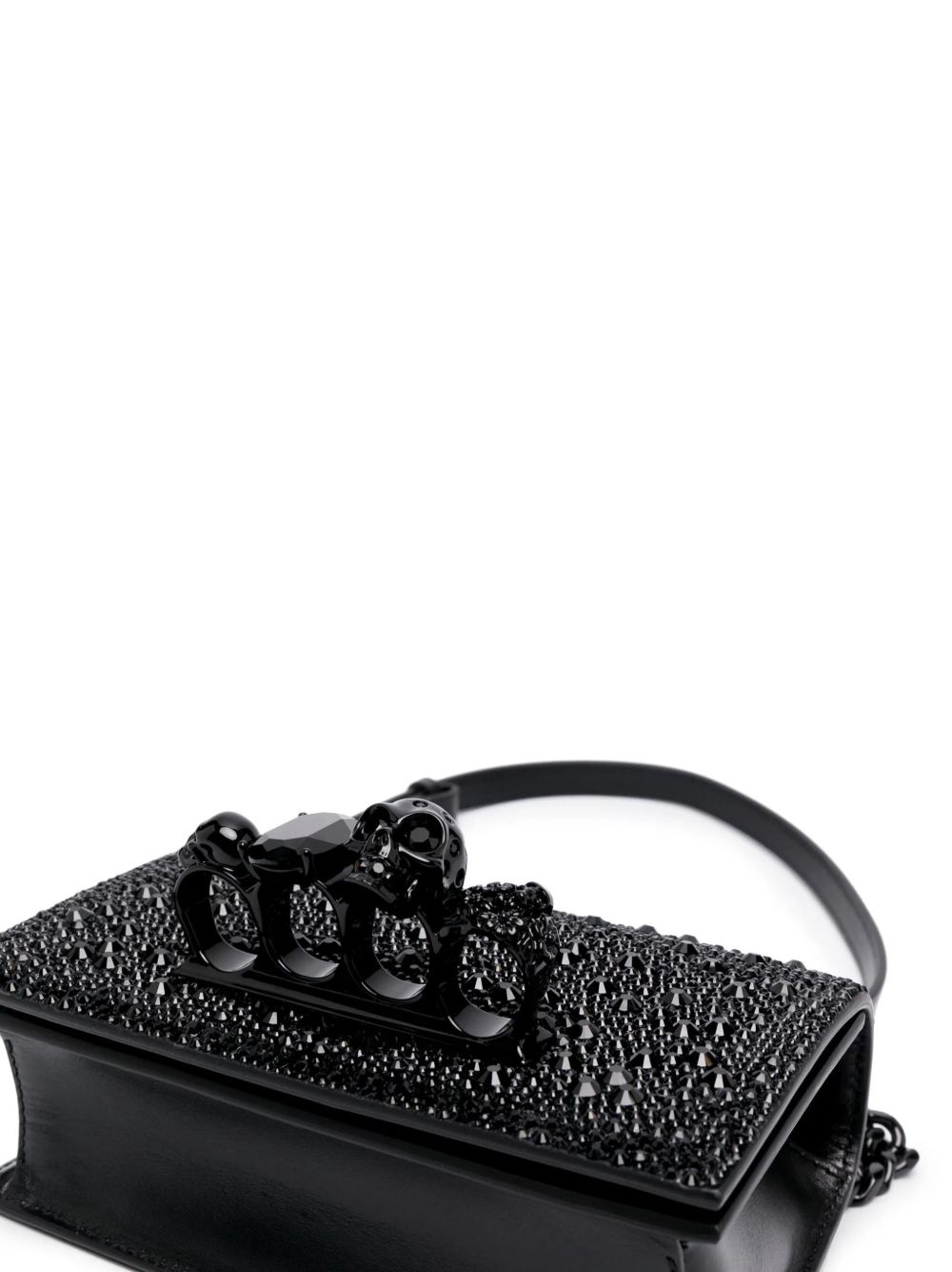 mini The Biker Jewelled crossbody bag - 5