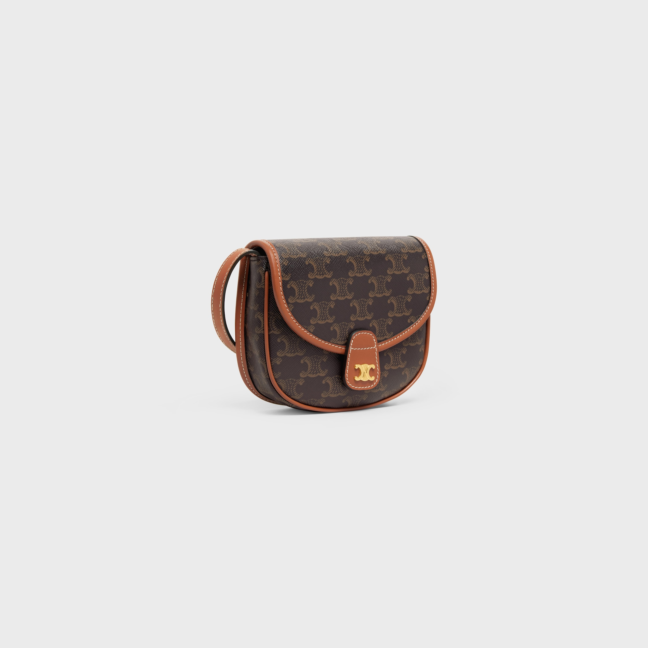 Mini Besace in Triomphe Canvas and calfskin - 2