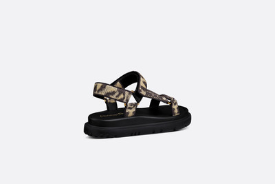 DIOR☆D-Wave ロゴシグネチャー ストラップ サンダル ブルー DIOR☆D-Wave ロゴシグネチャー ストラップ サンダル ブルー