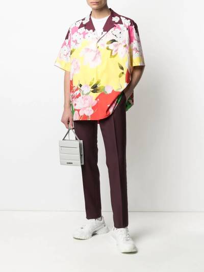 Valentino rose-print shirt outlook