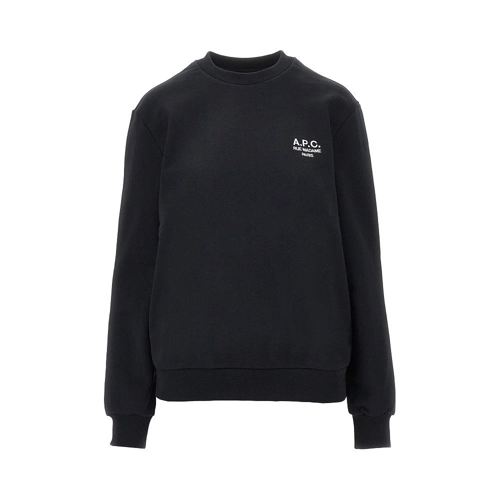 A.P.C. Women Crewneck Sweatshirt With Logo Embroidery - 1