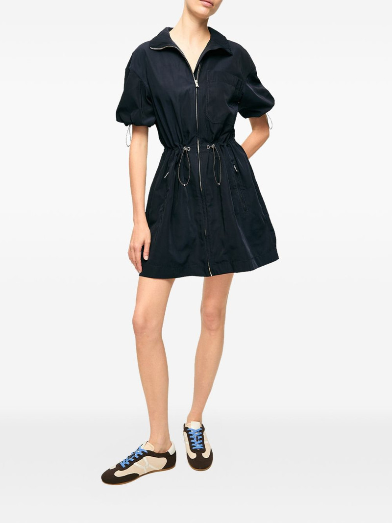 VERONICA BEARD drawstring zip mini dress outlook