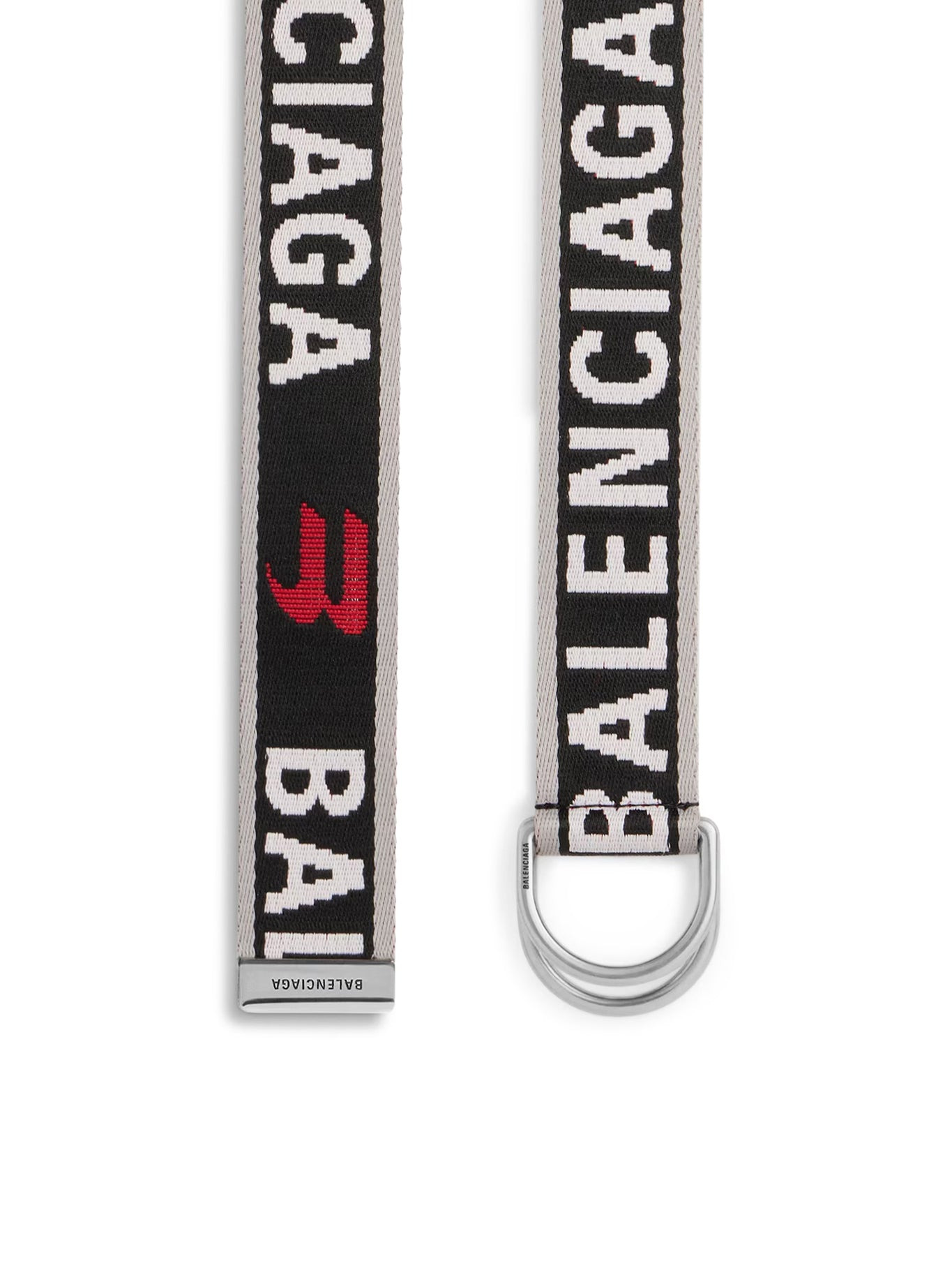 MEN`S D RING BELT IN GRAY - 4