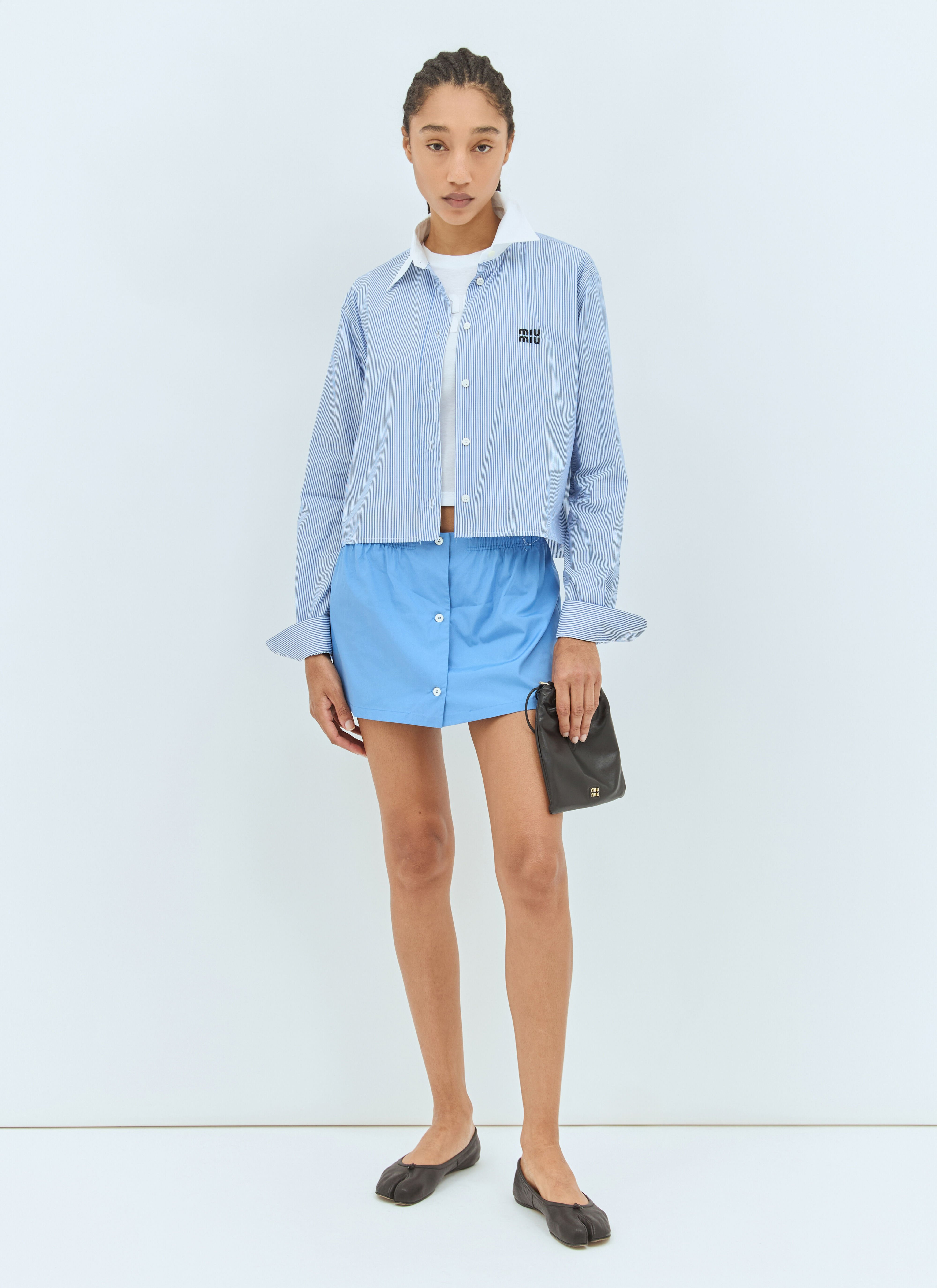 Poplin Mini Skirt - 2