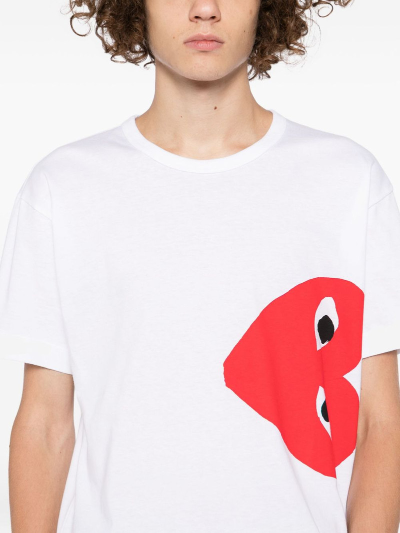 heart-print T-shirt 5